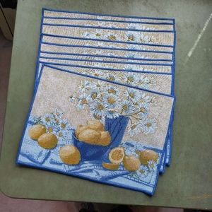#19/ 9Lemond fabric placemats